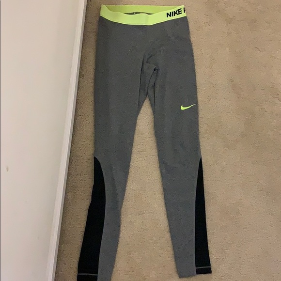 Gray and Black Nike Leggings!! - Picture 1 of 4